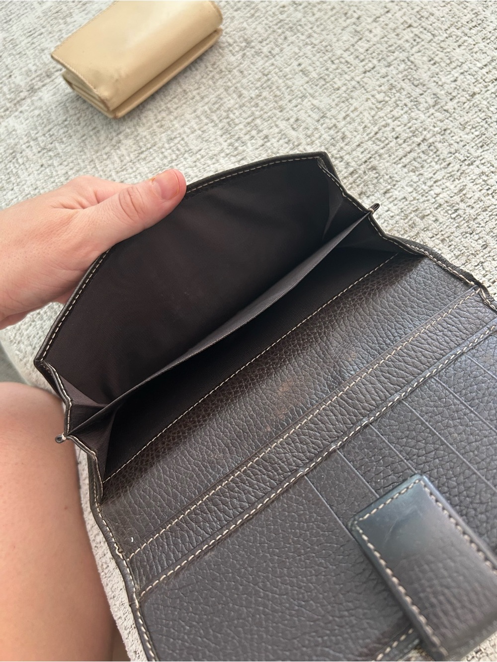 Authentic Gucci Brown GG Canvas Continental Wallet - Picture 9 of 13